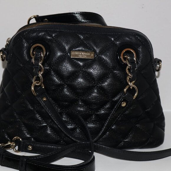 Kate Spade Quilted Leather Satchel Handbag - Picture 10 of 16